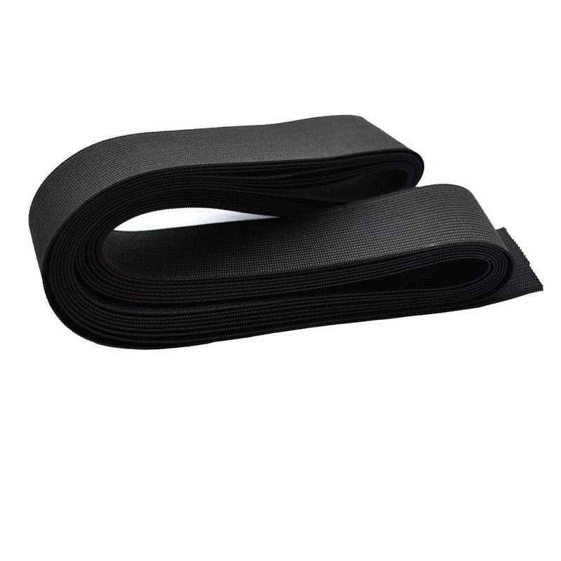 Lelines Leline's Elastic Spool, Knit Elastic Band for Sewing, 1 1/2 Inch x 5 Yard, Black - Image 1